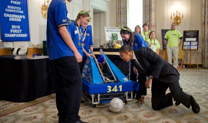 Team 341 Pictured on White House Blog